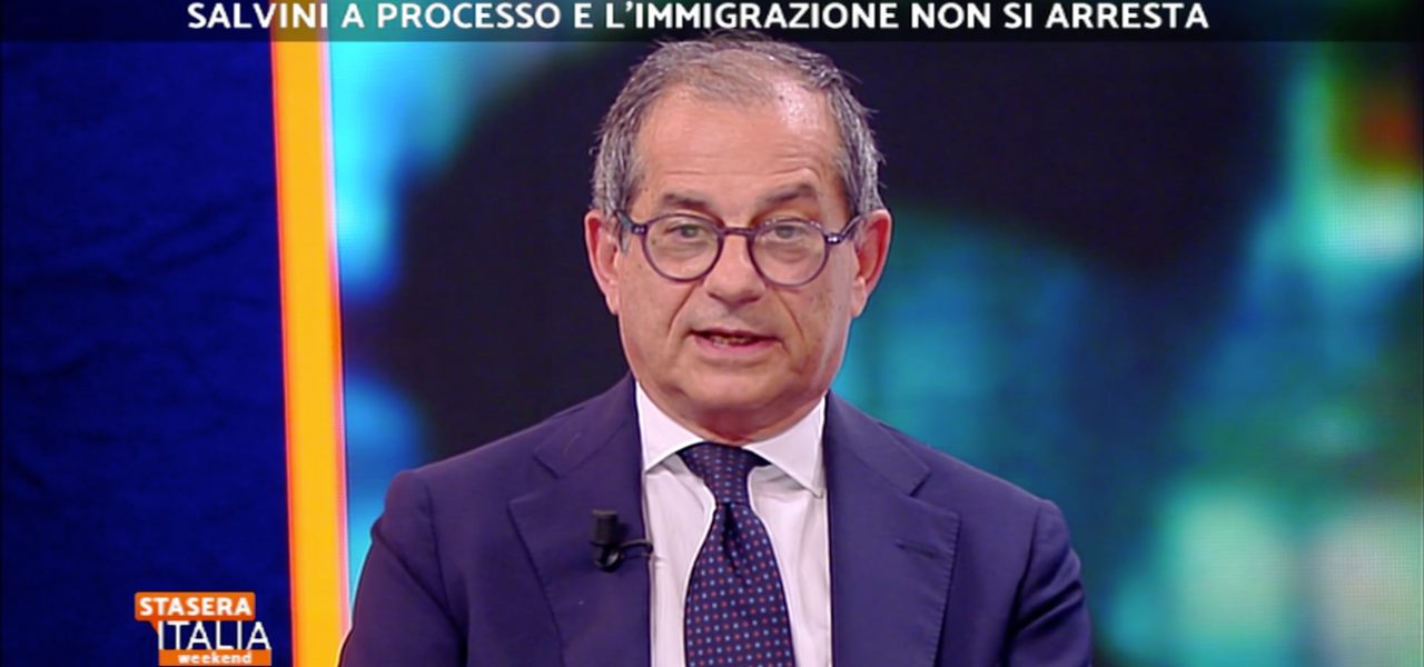 giovanni tria stasera italia