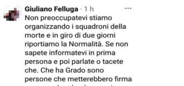 Forni crematori migranti grado giuliano felluga