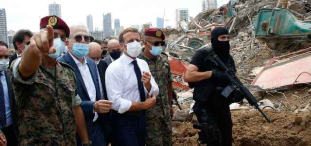 Macron a Beirut