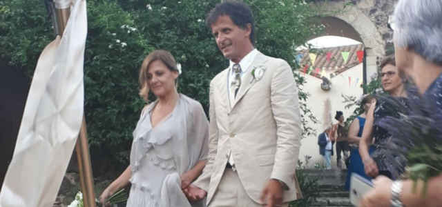 Foto del matrimonio di Irene Grandi e Lorenzo Doni