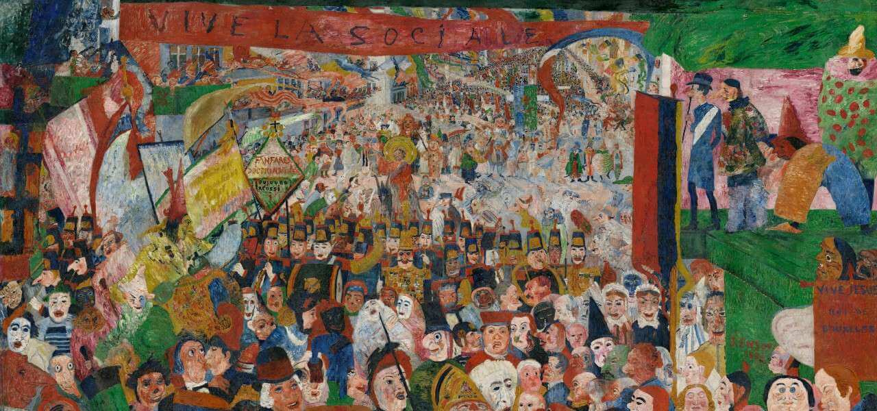 ARTE/ James Ensor, Cristo entrò a Bruxelles e guardavamo