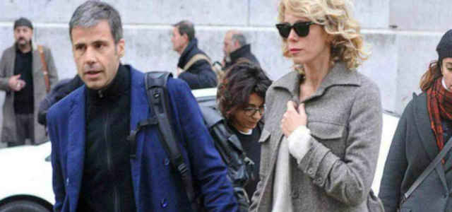 Alessia Marcuzzi in compagnia del marito Paolo Calabresi Marconi