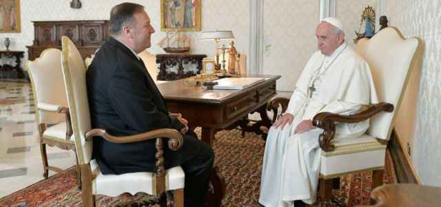 Pompeo e Papa Francesco