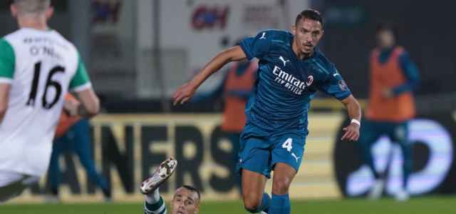Bennacer Milan Shamrock Europa League lapresse 2020 640x300