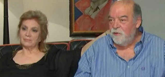 Iva Zanicchi in compagnia del ‘marito’ Fausto Pinna