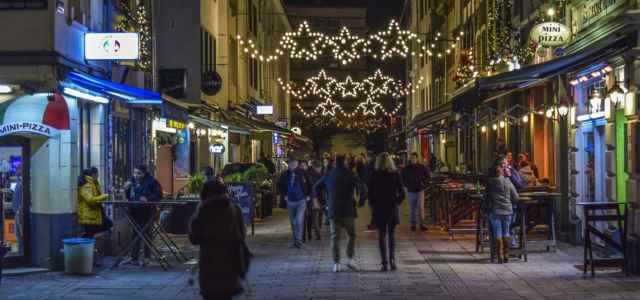 Luminarie a Natale nelle città