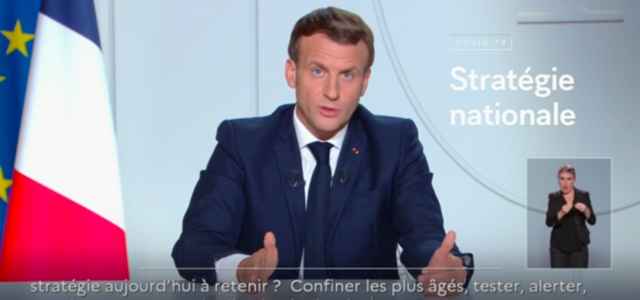 Macron, Covid Francia