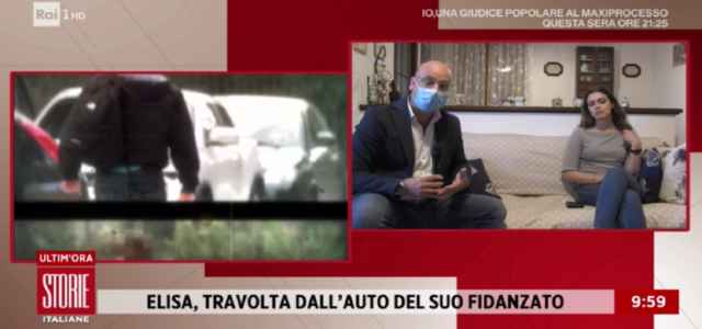 Elisa investita dal fidanzato