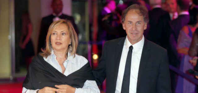 Franco Baresi in compagnia della moglie Maura Lari