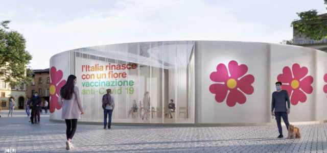 Centri vaccini 'Primula', un rendering