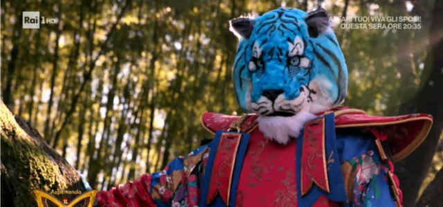 La Tigre Azzurra de ‘Il Cantante Mascherato’