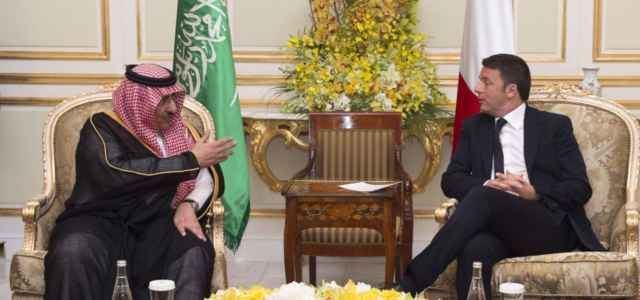 Renzi in visita a Riad