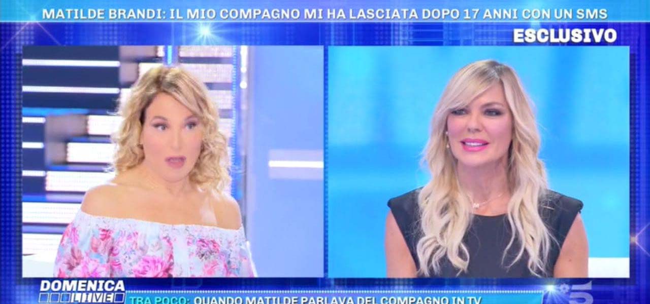 matilde brandi lasciata dal compagno dopo 17 anni un piccolo grande lutto