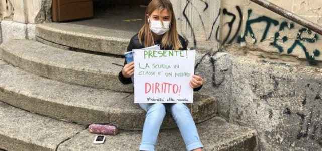 Anita Iacovelli, la sua protesta contro la Dad