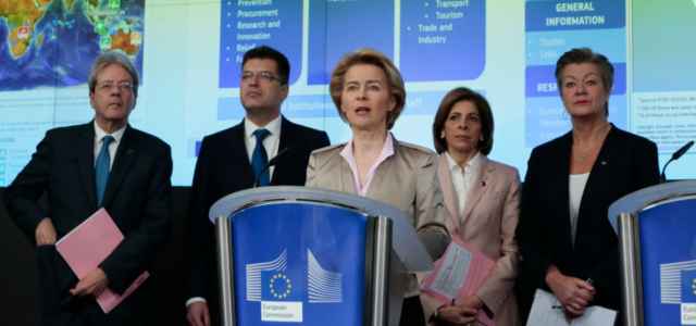 Gentiloni e Von der Leyen