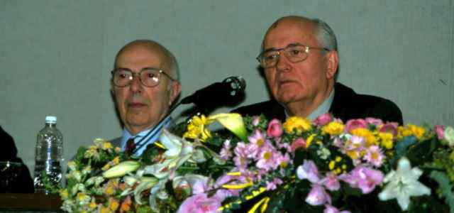 Gorbaciov e Dulbecco