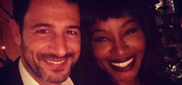 Youma Diakite e il compagno Fabrizio Rangone