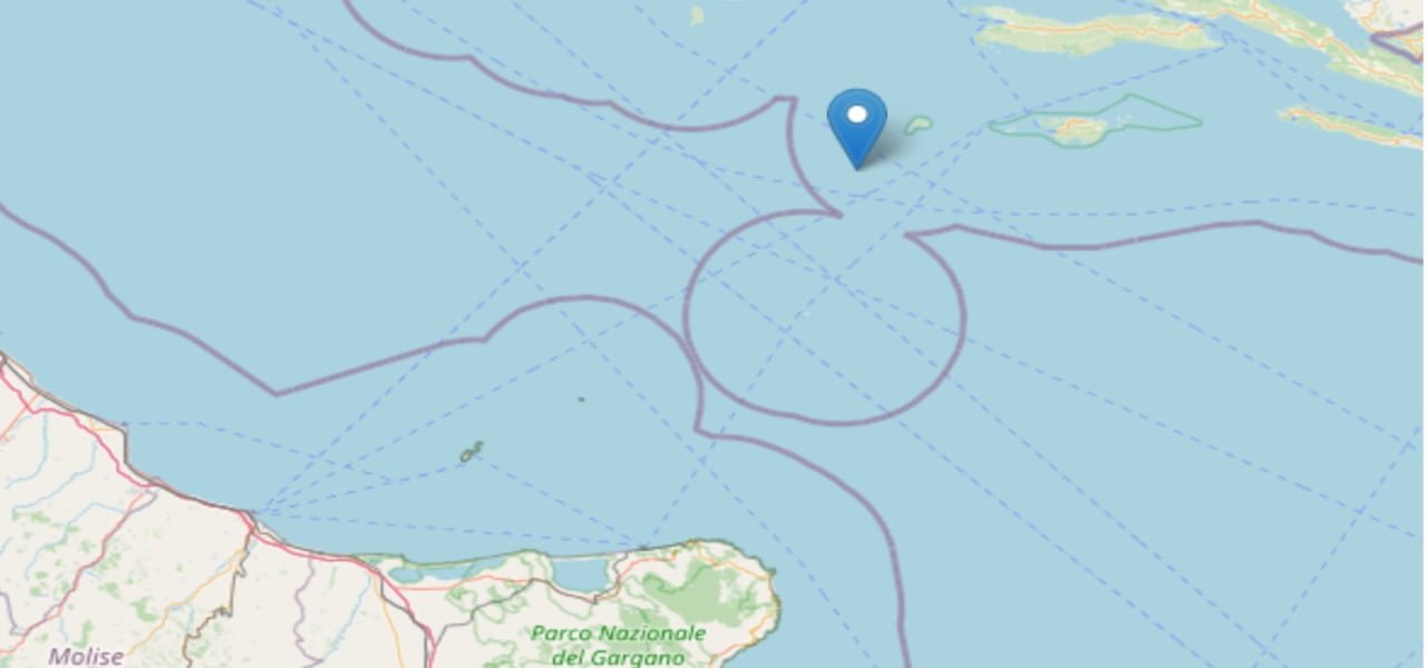 Terremoto oggi mar Adriatico M 2.9/ Ingv ultime notizie ...