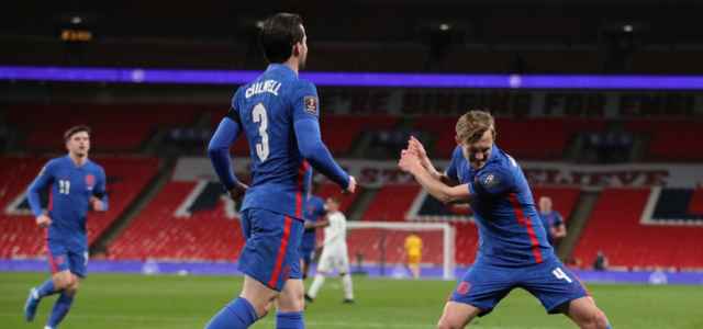 Ward Prowse Chilwell Inghilterra gol lapresse 2021 640x300