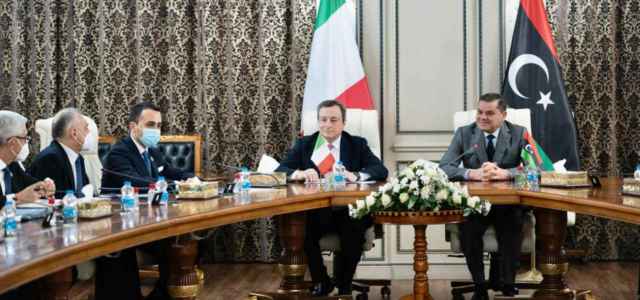 Draghi in Libia