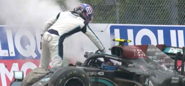 russell bottas incidente imola 2021 640x300