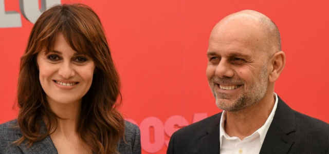 Paola Cortellesi in compagnia del marito Riccardo Milani