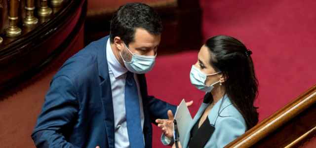 Salvini e Ronzulli