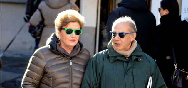 Mara Maionchi in compagnia del marito Alberto Salerno