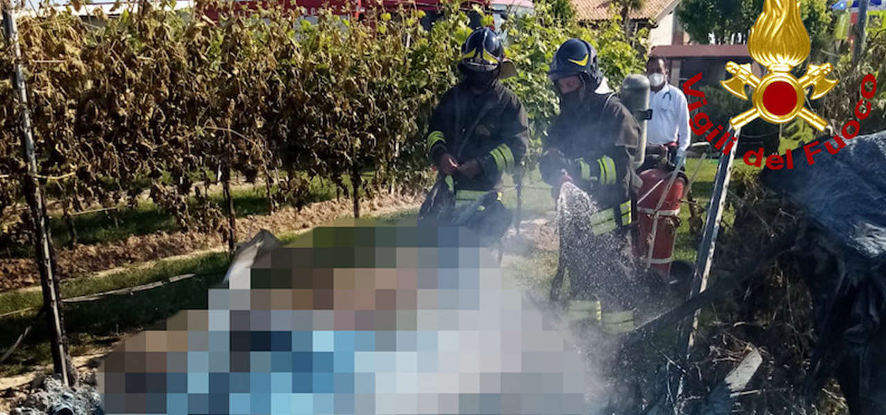 Aereo ultraleggero cade e prende fuoco/ Dramma a Caposile pilota morto