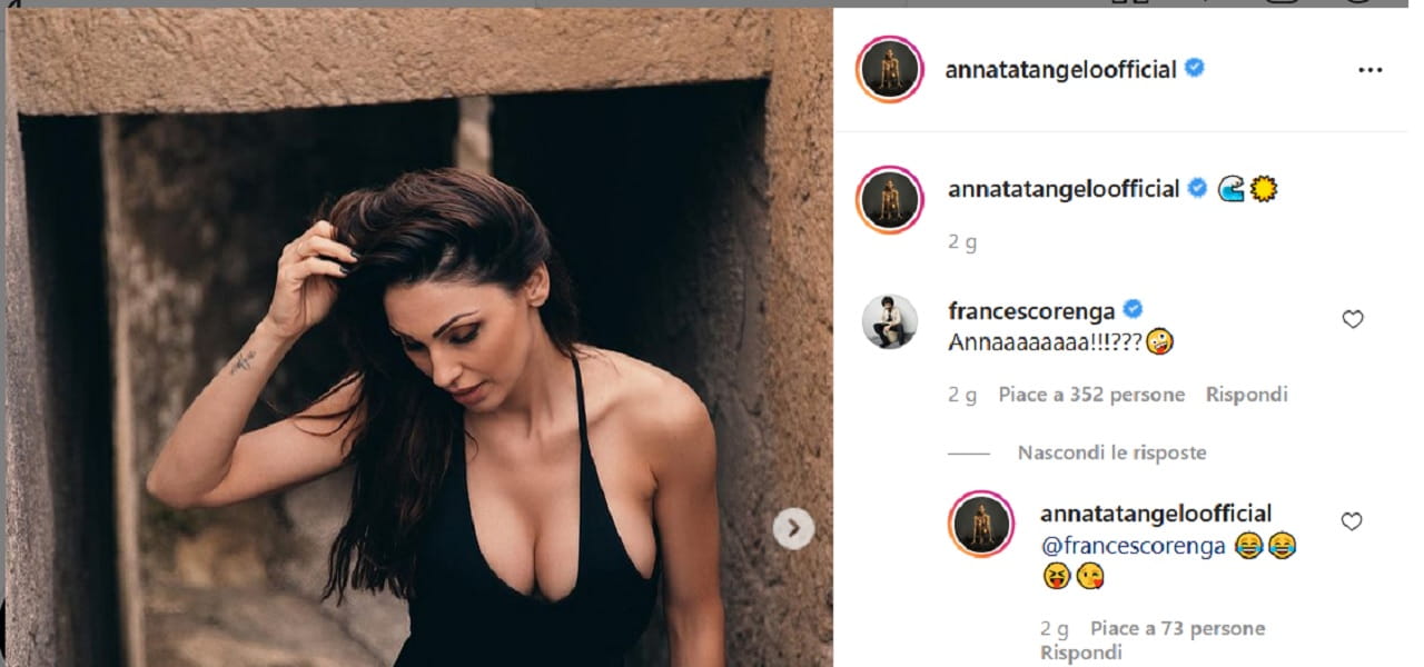 Le foto su instagram anna tatangelo condivide su instagram alcune foto e il suo abito a sottoveste nero diventa il trend dell'estate. Costume Foto Anna Tatangelo Instagram - Anna Tatangelo Foto Hot In Costume Francesco Renga Commenta E