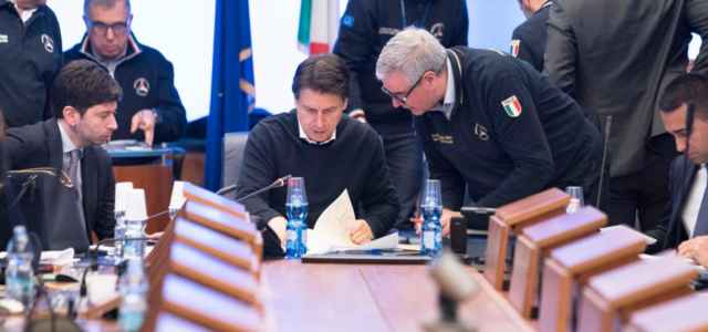 Conte, Borrelli, Speranza