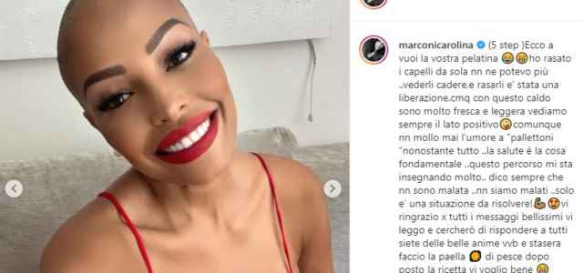 Carolina Marconi Si Rasa A Zero Dopo Tumore E Chemio Foto Non Ce La Facevo Piu