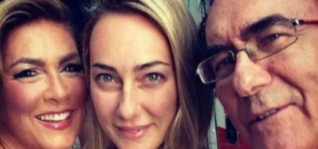 Cristèl Carrisi in compagnia dei genitori Al Bano e Romina