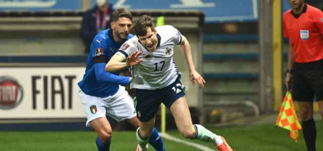 Domenico Berardi McNair Irlanda Nord Italia lapresse 2021 640x300