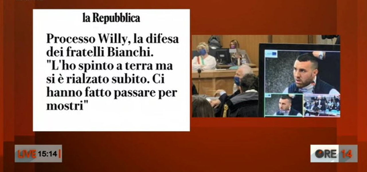 Omicidio Willy Fratelli Bianchi Non Siamo Mostri Anche Nostre Vite Distrutte 3697