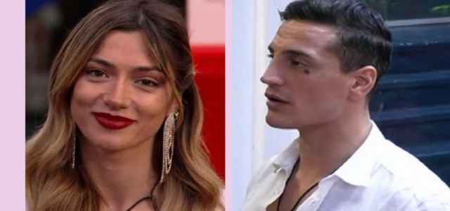 Soleil Sorge e Gianluca Costantino all Gf vip (fonte: web)