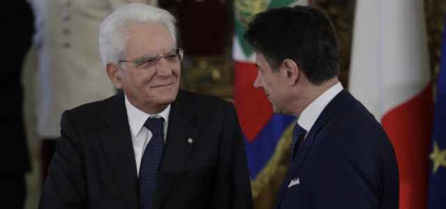 Conte e Mattarella
