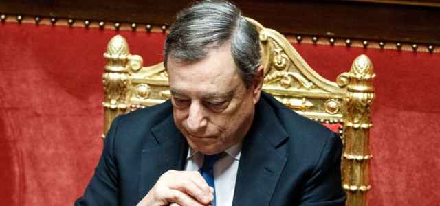 Mario Draghi al Senato