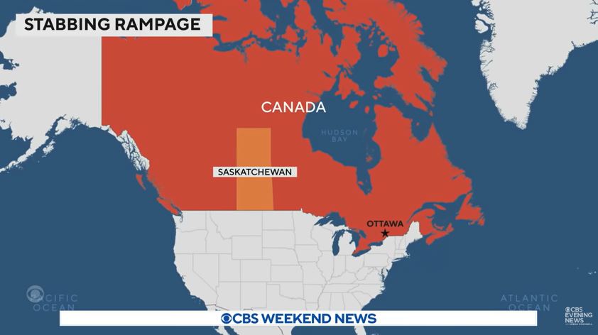 ATTENTATO CANADA 10 MORTI E 15 FERITI IN SASKATCHEWAN Coppia Armata   Canada Attentato Yt 2022 