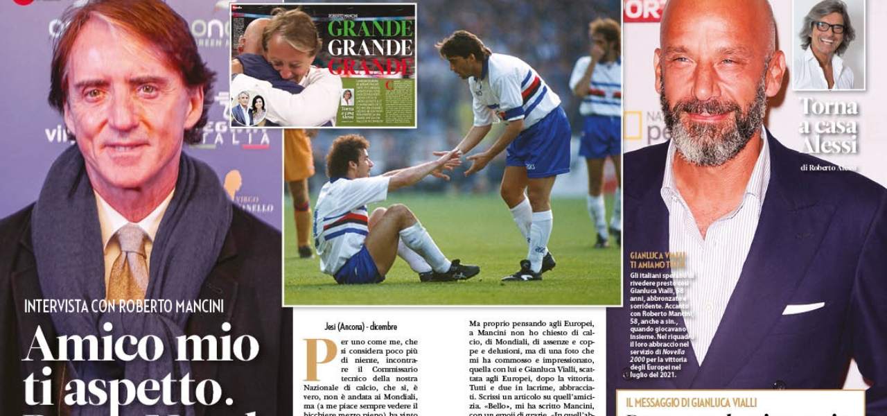 Roberto Mancini Gianluca Vialli è Mio Fratello Nostra Amicizia Non